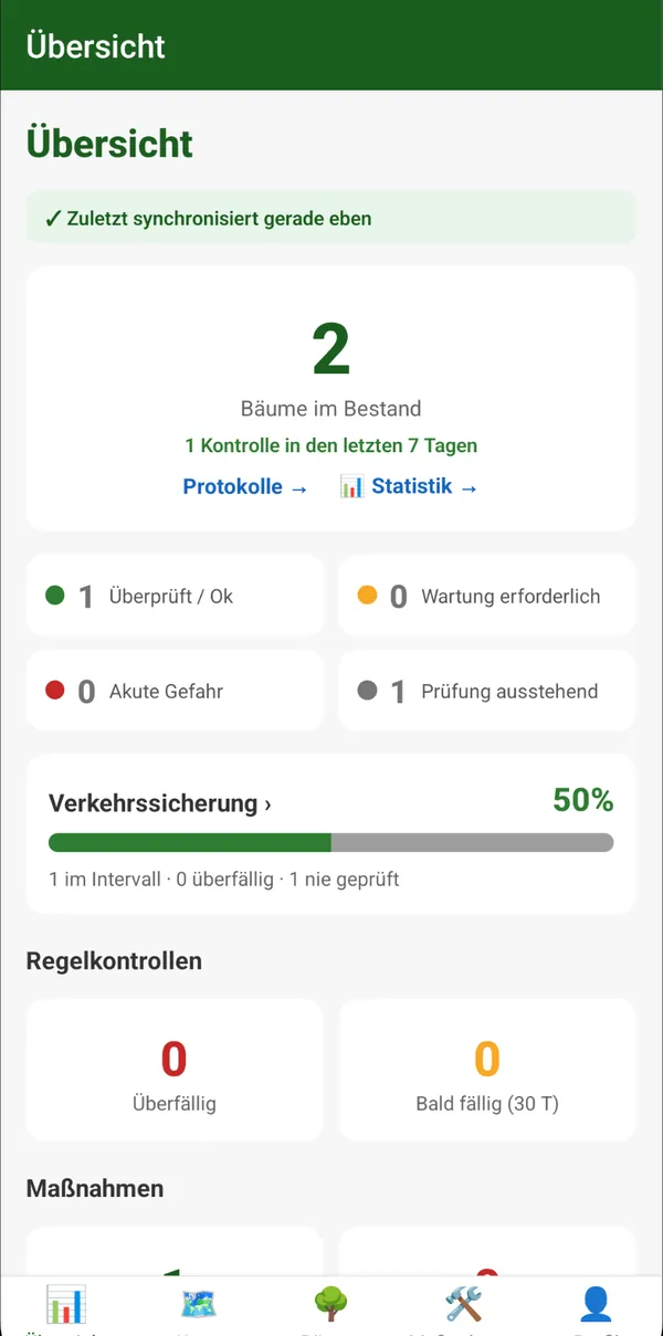 BaumDex: der ganze Baumbestand auf einen Blick